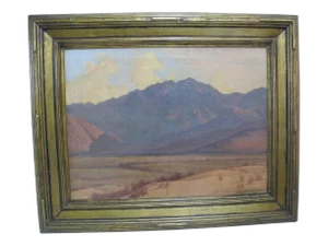 Gordon Coutts Signed Framed California Landscape Antique Tonalist Painting