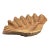 Hand Carved Wood Shell Bowl, Coastal Organic Decorative Catchall For Sale