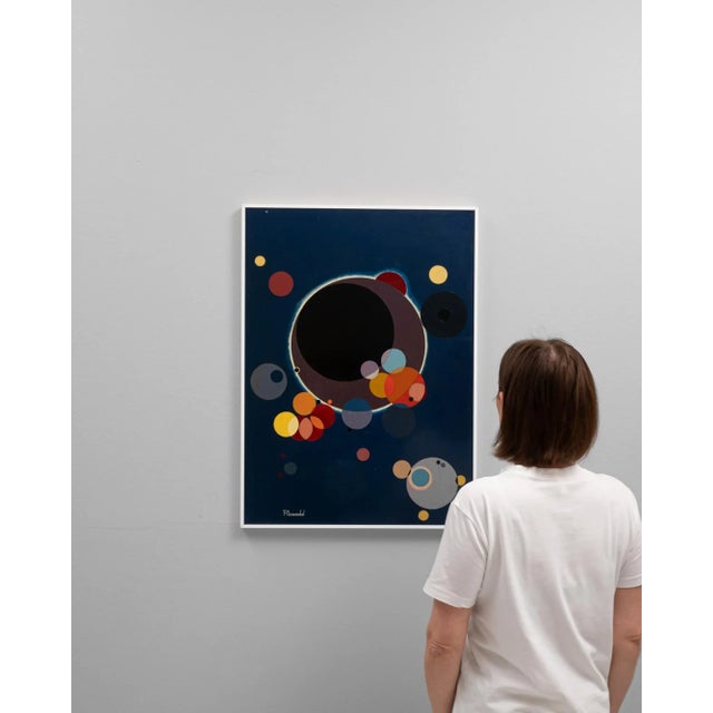 Traditional 20th Century Belgian Artwork With Metal Frame By Rene Berdal For Sale - Image 3 of 10