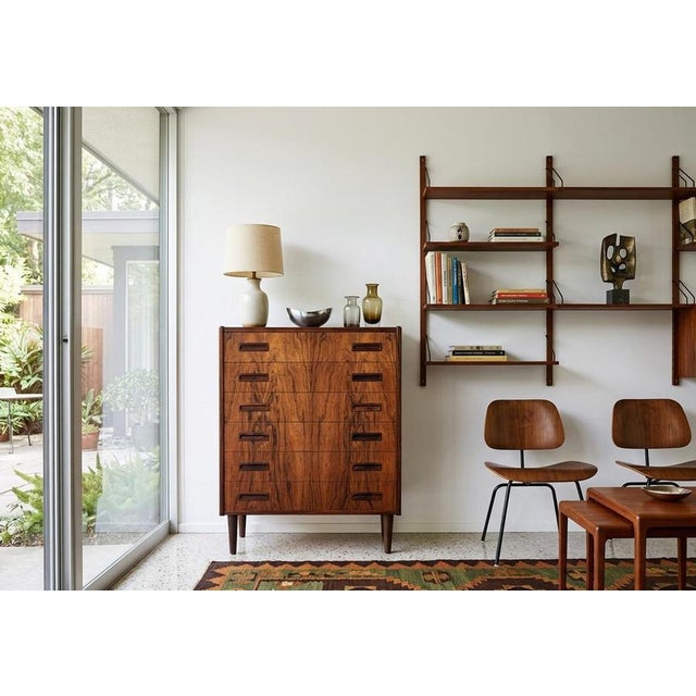 Rosewood Chest of Drawers by Børge Seindal for P. Westergaard, Denmark, 1960s For Sale - Image 3 of 10