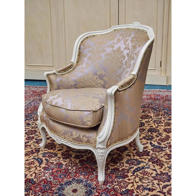 Antique Louis XV Armchairs, Set of 2 For Sale - Image 3 of 11