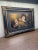 Excellent condition fabulous vintage Hollywood Regency style Leopard print by Home Interiors (Homco). In a stunning black...