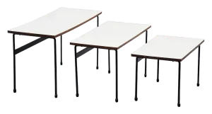 Twello Nesting Tables attributed to Martin Visser for T Spectrum, 1956, Set of 3