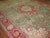 1900 - 1909 Forest Green Antique Turkish Oushak Carpet - 12'1" x 15'5" For Sale - Image 5 of 6