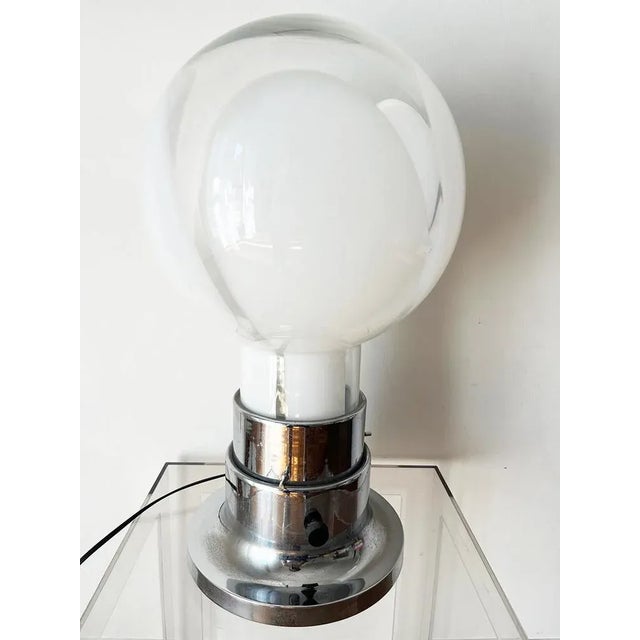1970s Space Age Murano Glass Table Lamp, 1970s For Sale - Image 5 of 5