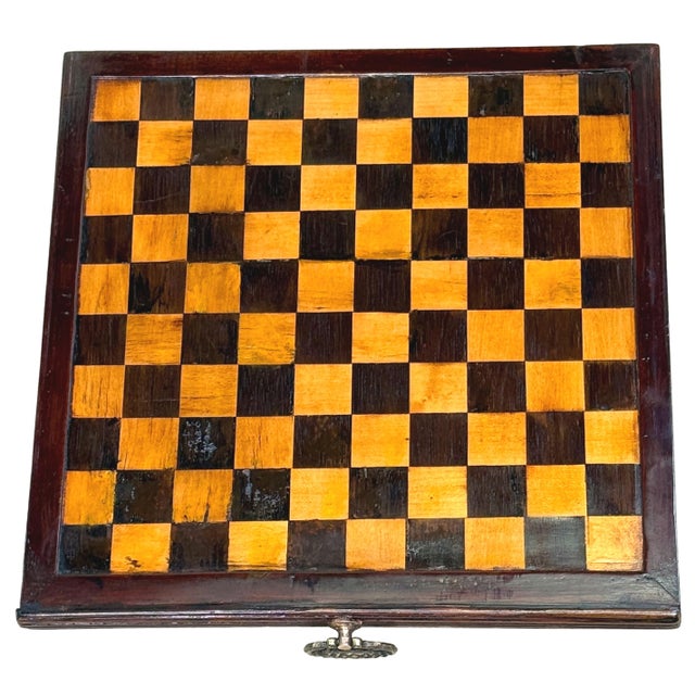 Mahogany Chess and Backgammon Games Table, 1735 For Sale - Image 16 of 18