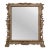 Antique Italian Hand-Carved Mirror in Stripped Walnut For Sale