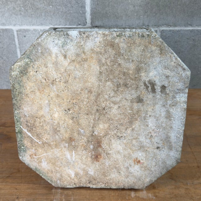 Vintage Architectural Style Hand-Carved Stone Capital, 20th Century For Sale - Image 9 of 12