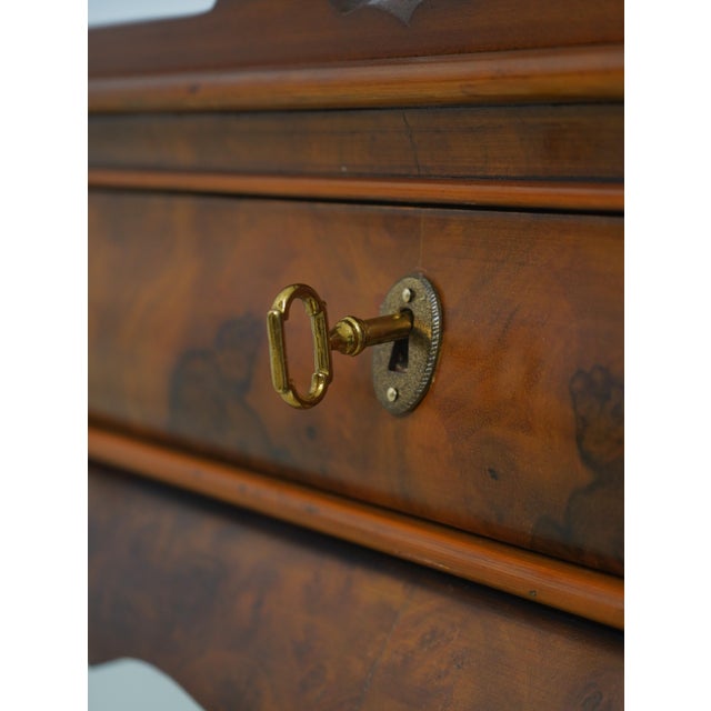 Italian Chippendale Style Olivewood Tea Table For Sale - Image 12 of 18