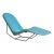 1960s Fibrella Lounge Chair by Le Barron, Blue, Attributed For Sale