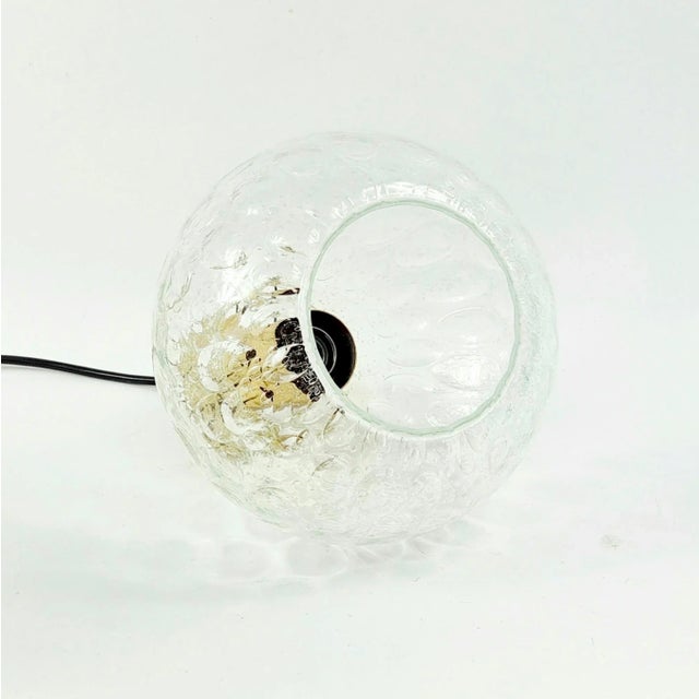 Mid-Century Bubble Glass & Brass Pendant/Ceiling Light by Helena Tynell for Limbur 1960s For Sale - Image 6 of 10