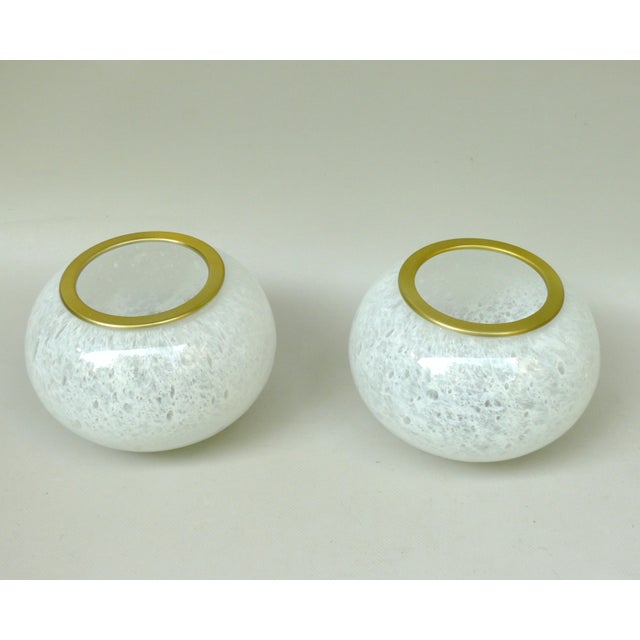 Vintage Table Lamps with Glass Lampshades from Doria Leuchten, 1960s, Set of 2 For Sale - Image 16 of 18