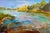 Jumping In, Original Oil Painting by Julia Lawing For Sale