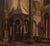 Italian Italian Church Interior Oil on Canvas, 19th Century For Sale - Image 3 of 6