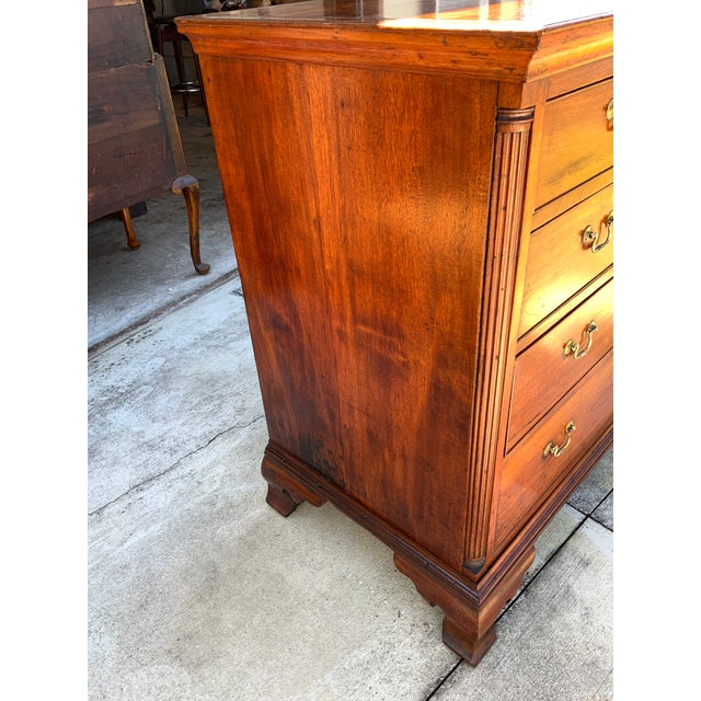 Late 18th Century Late 18th Century Walnut Chippendale Chest For Sale - Image 5 of 18