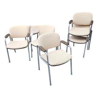 Armchairs attributed to Miller Borgsen for Röder und Söhne, 1970s, Set of 6 For Sale