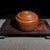 This is a unique and finely crafted vintage tea caddy, made from rosewood (huali wood) with a rich, warm golden-brown...