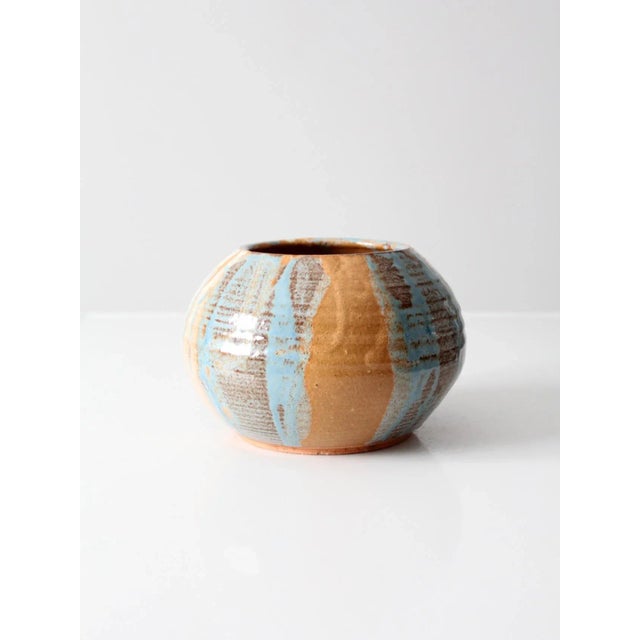 Vintage Studio Pottery Vase For Sale - Image 11 of 11