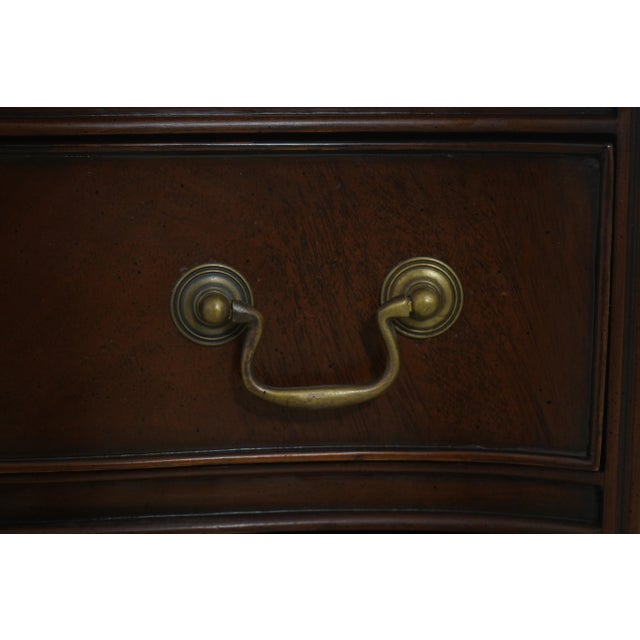 Pair Chippendale Mahogany 2 Drawer Nightstands For Sale - Image 11 of 18