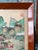 Blue c.1950 Chinese Republic Silk Painting Mountain River Landscape W Figures, Seal Signed For Sale - Image 8 of 12