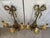 Mid 20th Century Louis XIV Solid Brass 3-Arm Wall Sconces W/Ribbons For Sale - Image 6 of 17