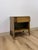 Mid Century Nightstand Single Drawer Open Cubby Gray Wood Tone Tapered Leg For Sale In Tampa - Image 6 of 9