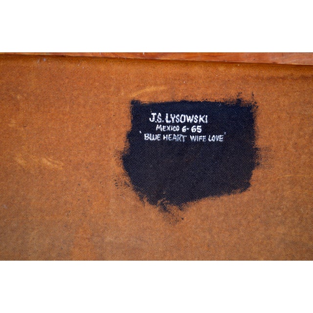 "Blue Heart Wife Love" San Francisco Figurative School -Joe Lysowski "Prankster" For Sale - Image 4 of 5