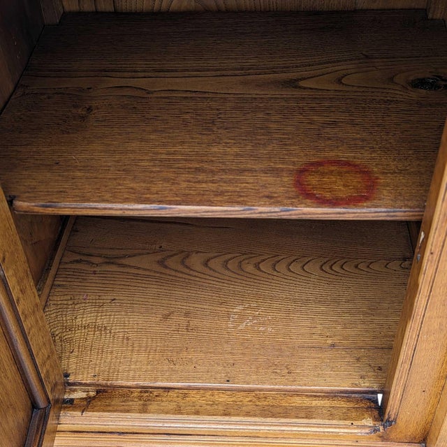 1940s Continental Carved Walnut Sideboard Cabinet With Sculptural Apron For Sale - Image 18 of 18