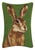 Modern Jackrabbit Hook Pillow, 14" x 20" For Sale - Image 3 of 3