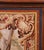 Red 19th Century French Aubusson Tapestry in Oak Frame in the Manner of D. Teniers For Sale - Image 8 of 13