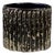 Vintage Terracotta Plant Pot with Silver Asparagus Design For Sale