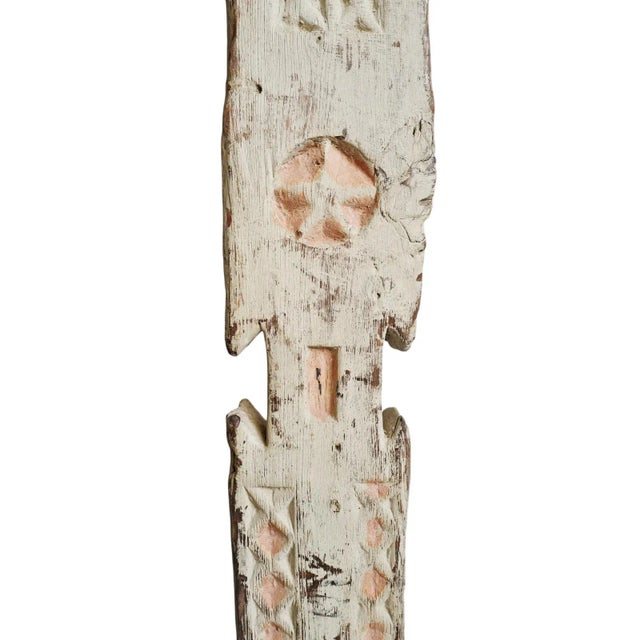 Beige Vintage Giriama Kigali Commemorative Post For Sale - Image 8 of 13