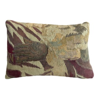 17th Century Brussels Baroque Figural Tapestry Pillow For Sale
