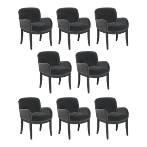Milo Baughman Dining Chairs, c. 1986 - Set of 8