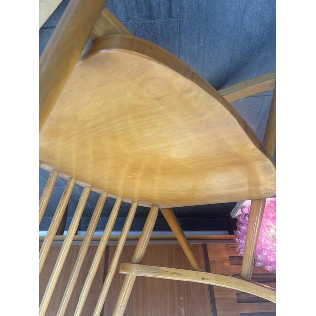 Brown Rocking Chair from Varjonen Puunjalostus, 1960s For Sale - Image 8 of 10