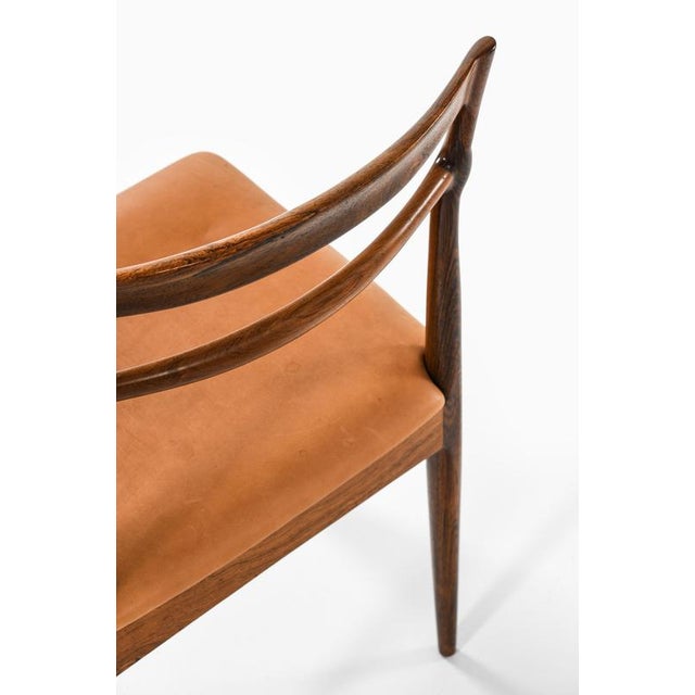 Brown Dining Chairs from Johannes Andersen, 1960s, Set of 6 For Sale - Image 8 of 10