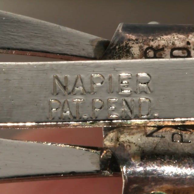 Napier Vintage Napier Filigree Leaf Earrings Clear Rhinestones - 2 Pieces For Sale - Image 4 of 4