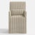 Cloth & Company Stoffer Home x Cloth & Company Lindy Slipcover Dining Arm Chair in Jane Stripe Burlap For Sale - Image 4 of 7