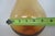 Amber Hand Blown Amber Art Glass Vase Large Pear Shape Slender Neck Bulbous Body 5089b For Sale - Image 8 of 9