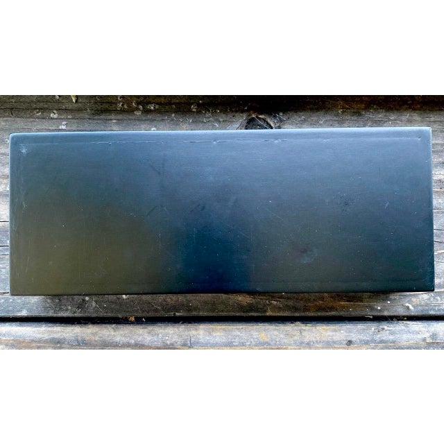 Korean Mother-of-Pearl Lacquerware Desk Set in Original Presentation Box, Circa 2000s For Sale In San Francisco - Image 6 of 18