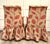 Pair of Vintage Skirted Swan Arm Chairs With Red Embroidered Textile For Sale - Image 12 of 15