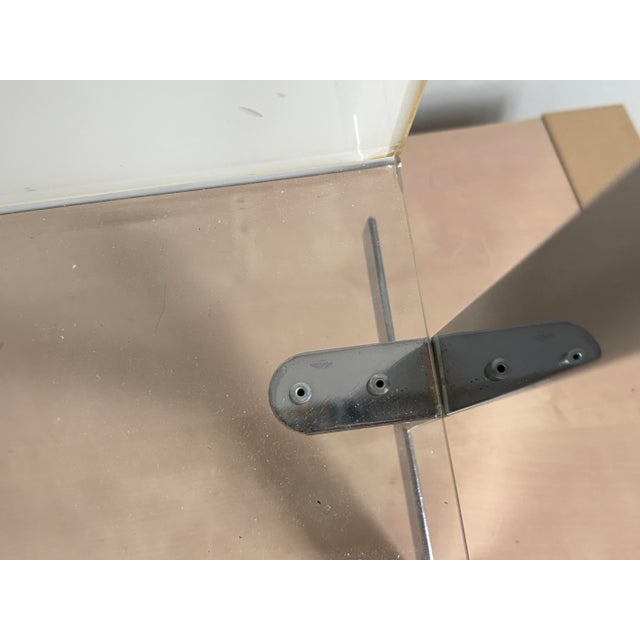 1970s Lucite and Chrome Magazine Holder Attributed to Milo Baughman For Sale - Image 10 of 12