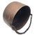 American 19th Century Primitive Copper Cauldron Vessel With Hand-Forged Iron Handle 12" For Sale - Image 3 of 10