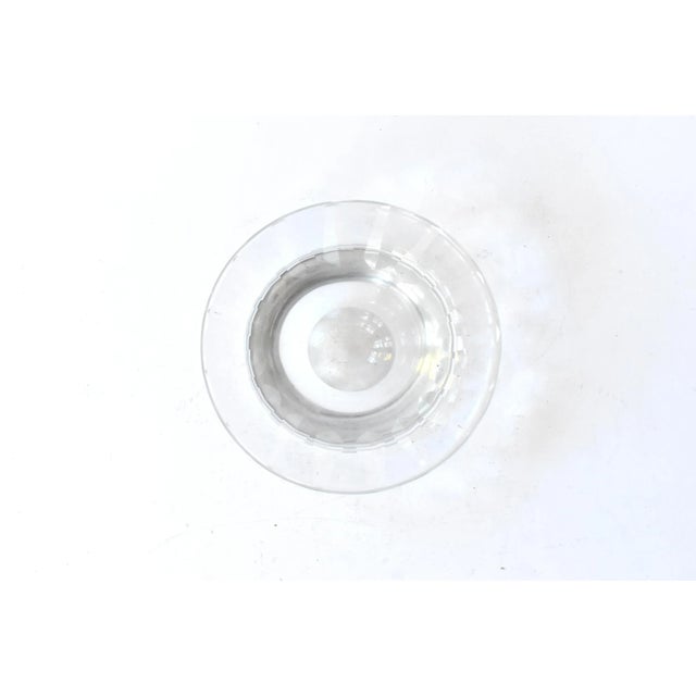 Mid 20th Century Vintage Mid-Century Modern Cut Crystal Ashtray For Sale - Image 5 of 7