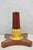 Vintage French Regency Style Mahogany & Gold Gilt Plume Table Pedestal Base (B) For Sale - Image 17 of 17