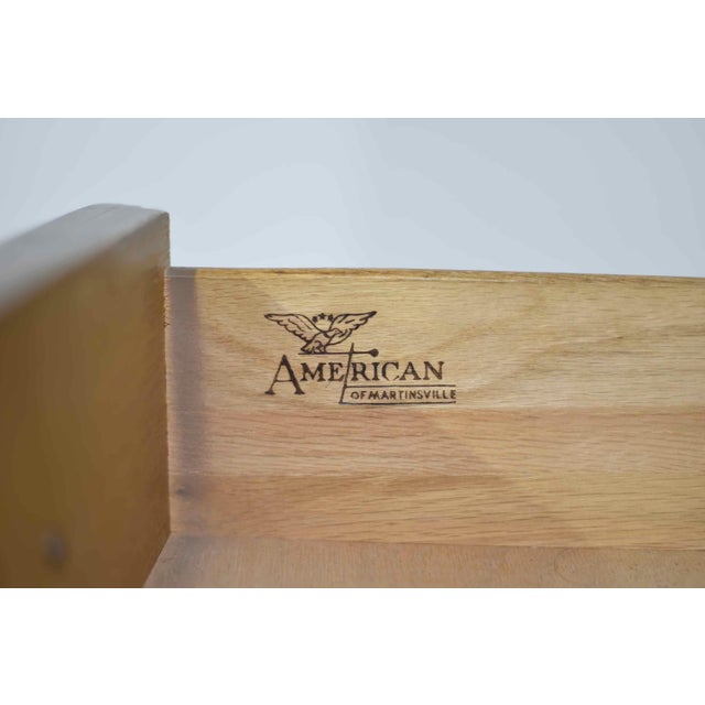 Mid Century 7 Drawer Highboy Dresser by American of Martinsville For Sale - Image 10 of 10