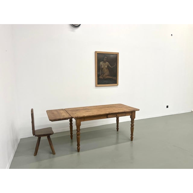 Pine Farm Dining Table, 1970s For Sale - Image 3 of 18