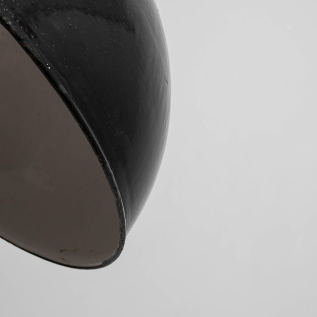 1930s Czech Metal Industrial Angular Pendant Lamp For Sale - Image 12 of 18