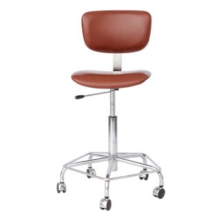 Vintage Chrome Swivel Chair by Bremshey & Co., Germany, 1980s For Sale