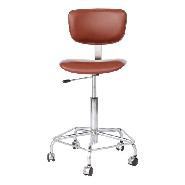 Vintage Chrome Swivel Chair by Bremshey & Co., Germany, 1980s For Sale